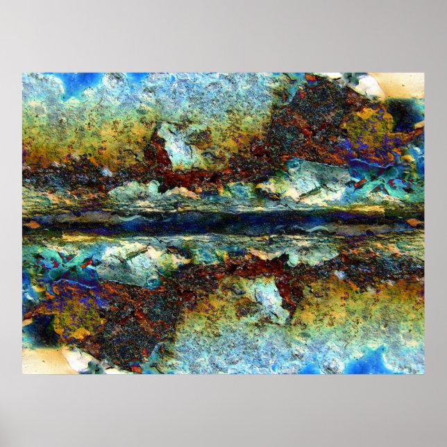 Pôster Paisagem da ferrugem (Frente)