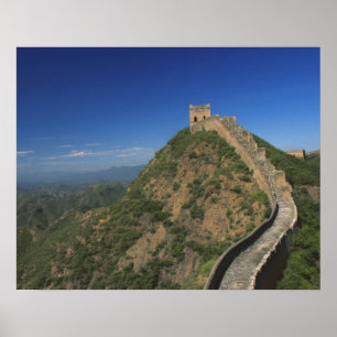 Pôster Paisagem da Grande Muralha, China