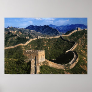 Poster Paisagem da Grande Muralha, Jinshanling, China