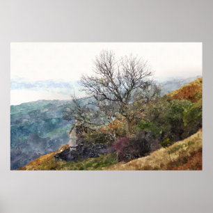 PÔSTER PAISAGEM DA MONTANHA DE GALÊS
