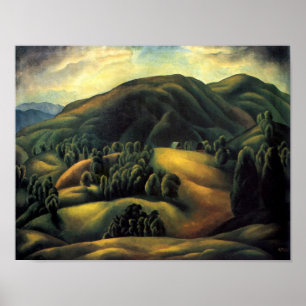 Pôster Paisagem da montanha de Karlo Mijic