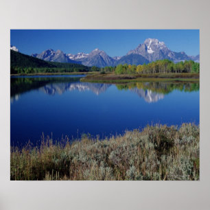 Pôster Paisagem da montanha - Wyoming