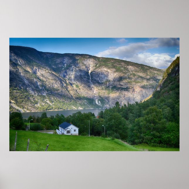 Poster Paisagem da Noruega (Frente)