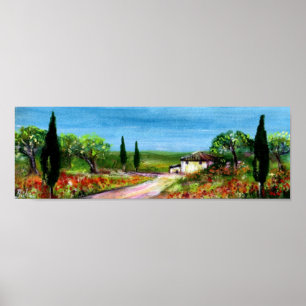 PÔSTER PAISAGEM DA TOSCANA