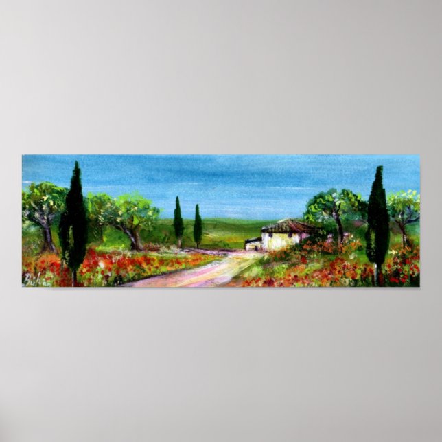 PÔSTER PAISAGEM DA TOSCANA (Frente)