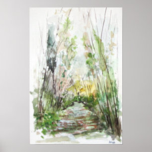 POSTER PAISAGEM DA TÚSCULA NO NEVE