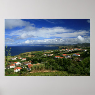 Poster Paisagem das ilhas Açores