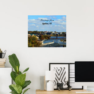 Poster paisagem de Appleton, Wisconsin