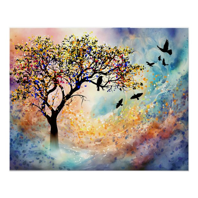 Pôster Paisagem de árvore majestosa 480 (Frente)