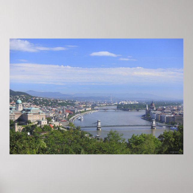 Poster Paisagem de Budapeste (Frente)
