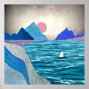 Poster Paisagem de Cave-vela