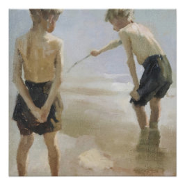 Pôster Paisagem de Coastal Beach Bothers