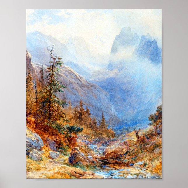 Poster Paisagem de Edward Theodore Compton (Frente)