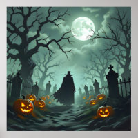 Paisagem de Gravidez Negra do Halloween