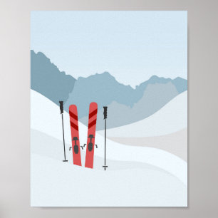Poster Paisagem de inverno