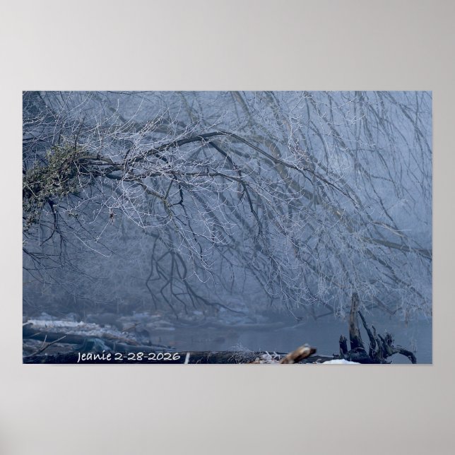 Poster Paisagem de inverno  (Frente)