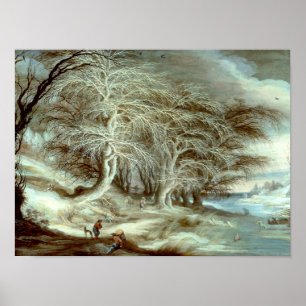 Poster Paisagem de Inverno Gijsbrecht Leytens