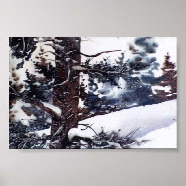 Pôster Paisagem de inverno MiniPoster (Frente)