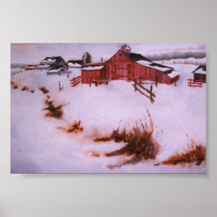 Pôster Paisagem de inverno MiniPoster