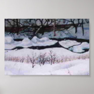 Pôster Paisagem de inverno MiniPoster