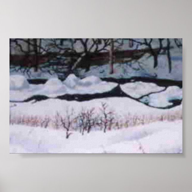 Pôster Paisagem de inverno MiniPoster (Frente)