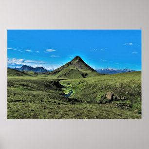 Poster Paisagem de Laugavegur