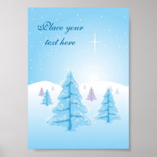 Poster Paisagem de Natal