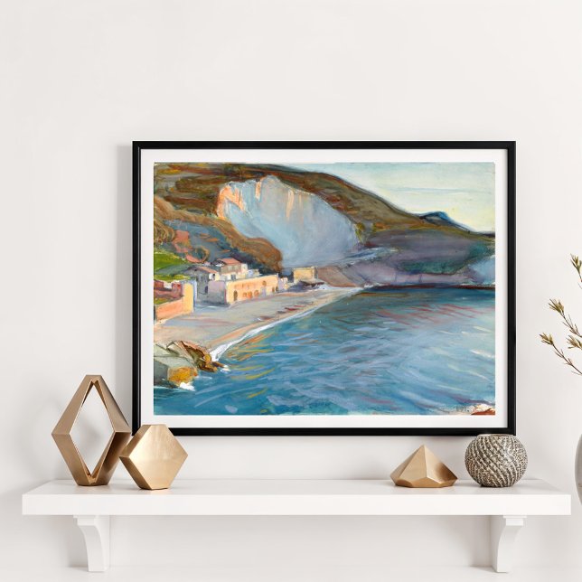 Poster Paisagem de Shore da Região de Nápoles, M. Enckell (Criador carregado)