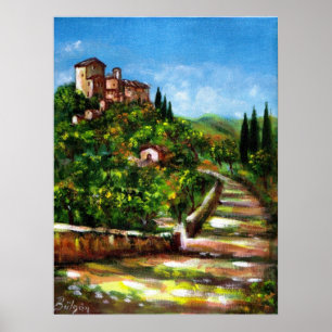 PÔSTER PAISAGEM DE TOSCÂNIA