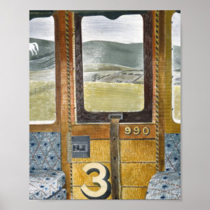 Poster Paisagem De Trem Por Eric Ravilious