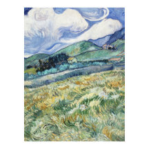 Paisagem de Van Gogh em Santo-Rémy (1889)