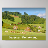 Paisagem de Verão na Suiça