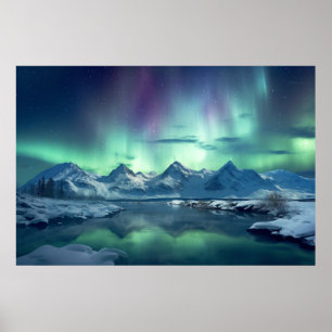 Poster Paisagem Dimensão Mágica Arte Planeta Fantástica