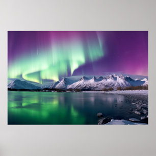 Poster Paisagem Dimensão Mágica Arte Planeta Fantástica