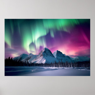 Poster Paisagem Dimensão Mágica Arte Planeta Fantástica