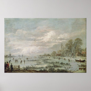Poster Paisagem do inverno