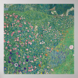 Poster Paisagem do Jardim Italiano — Gustav Klimt (1913)