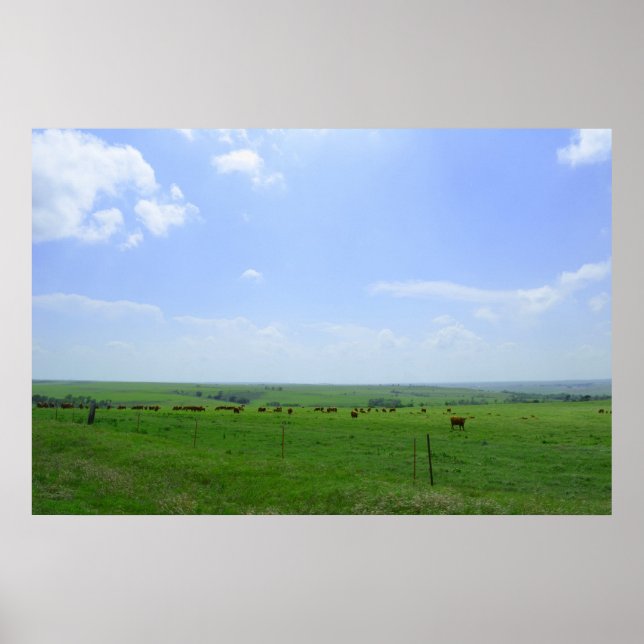 Poster Paisagem do Kansas (Frente)
