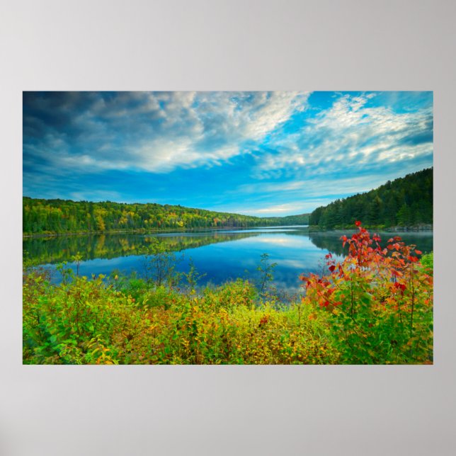 Poster Paisagem do Lago Costello (Frente)