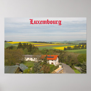 Poster Paisagem do Luxemburgo