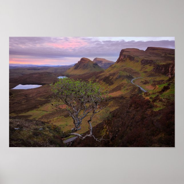 Poster Paisagem do nascer do sol em Skye (Frente)
