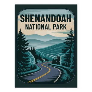 Pôster Paisagem do Parque Nacional de Shenandoah