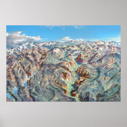 Poster Paisagem do Parque Nacional Yosemite