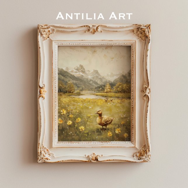 Poster Paisagem dos Prados das Montanhas Duckzheuts Natur (Criador carregado)