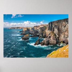 Poster Paisagem dramática na Cabeça de Mizen na costa a
