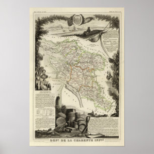 Poster Paisagem e floresta