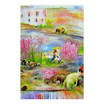 Paisagem em Aquarela 