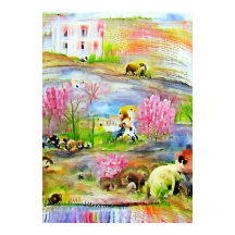 Paisagem em Aquarela