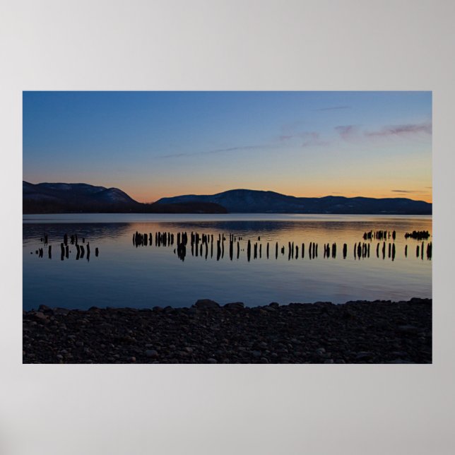 Poster Paisagem em camadas (Frente)