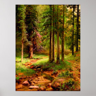 Poster Paisagem Florestal Ivan Shishkin